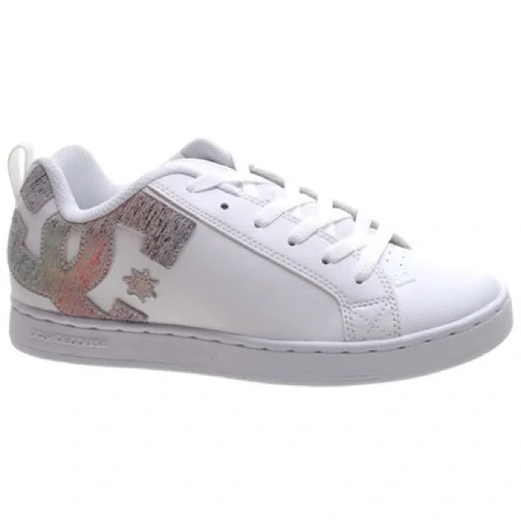 DC Women's Court Graffik Women's Size 9.5 Rainbow - Picture 2 of 7